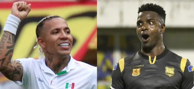 Dayro Moreno y Marco Pérez - Delanteros colombianos - VizzorImage