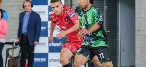 Empate entre Futsal Rionegro y Real Antioquia | Foto: VizzorImage / Juan Horta
