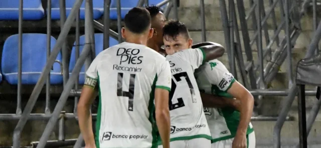 Gustavo Ramírez marcó doblete a Unión Magdalena por la fecha 14 de la Liga BetPlay 2023-2 - VizzorImage / Miguel Vermiere