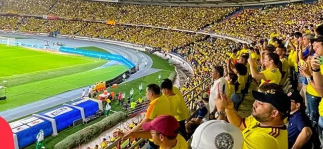 Hinchada de la selección Colombia - Instagram: @fcfseleccioncol