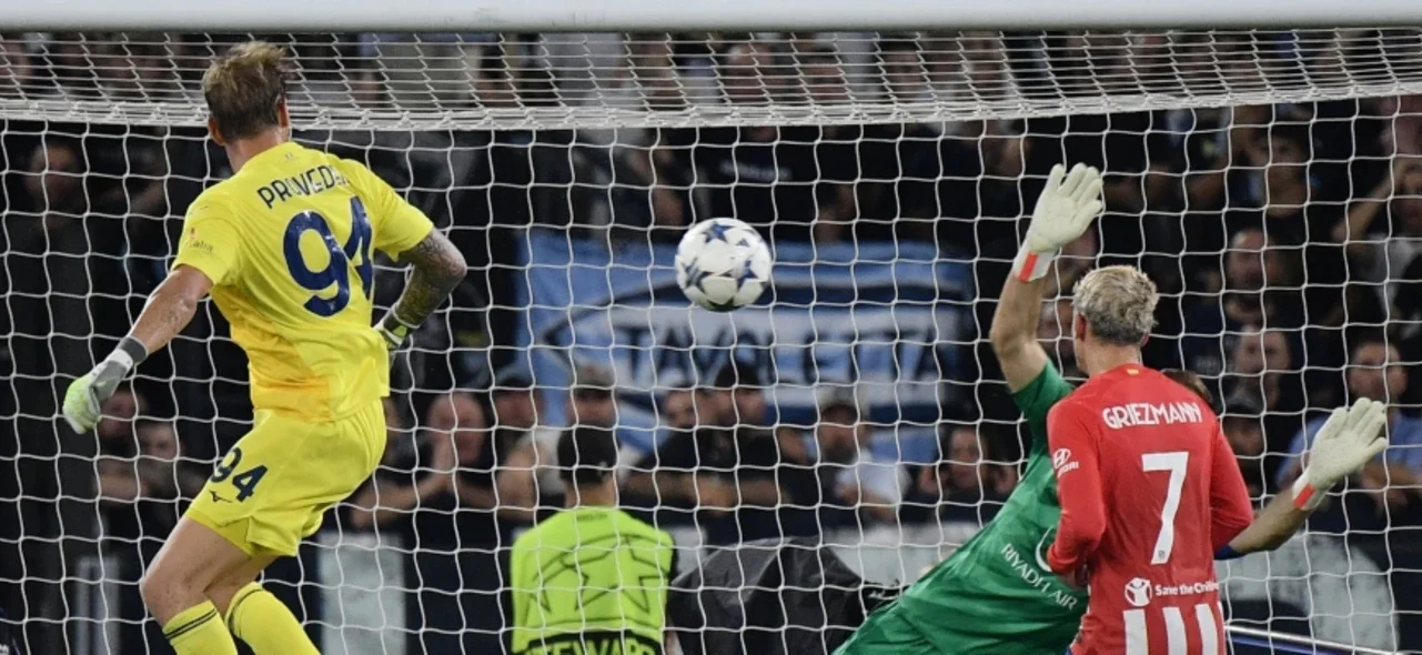 Ivan Provedel marcó gol a Atlético de Madrid por Champions - AFP