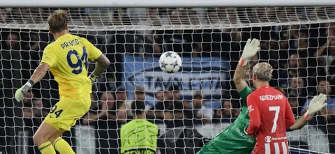 Ivan Provedel marcó gol a Atlético de Madrid por Champions - AFP