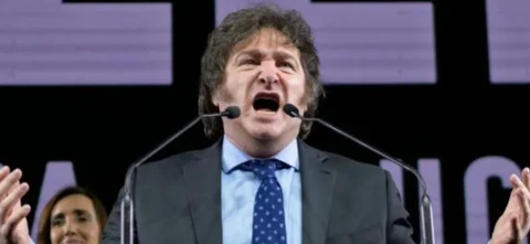 Javier Milei - Candidato a la Presidencia de Argentina - AFP