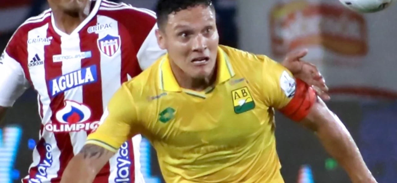 Javier Reina - Delantero de Atlético Bucaramanga - VizzorImage / Jairo Cassiani