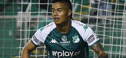 Luis Sandoval - Delantero de Deportivo Cali - VizzorImage / Nelson Rios