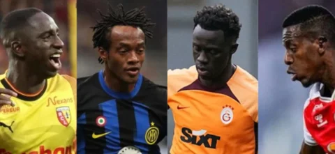 Deiver Machado, Juan Cuadrado, Davinson Sánchez y Cristián Borja - Imágenes de AFP