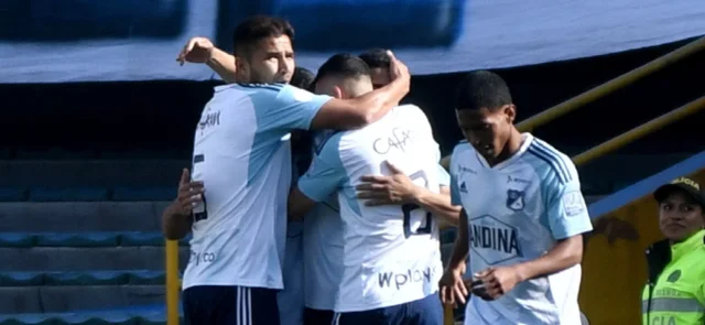 Millonarios en el duelo ante Nacional - VizzorImage / Luis Ramirez