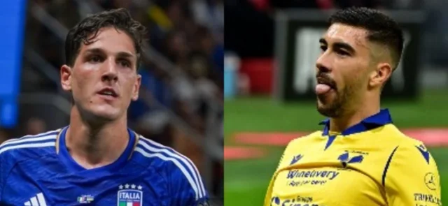 Nicolo Zaniolo y Mattia Zaccagni - AFP