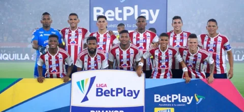 Mira la opción de gol de Junior ante Tolima. / Foto: Vizzorimage.