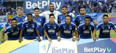 Millonarios por poco abre el marcador ante Águilas. / Foto: Vizzorimage.