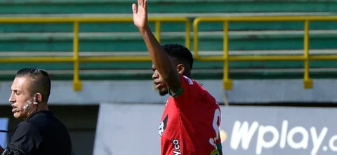 Santiago Córdoba - Delantero de Patriotas Boyacá - VizzorImage / Macgiver Barón