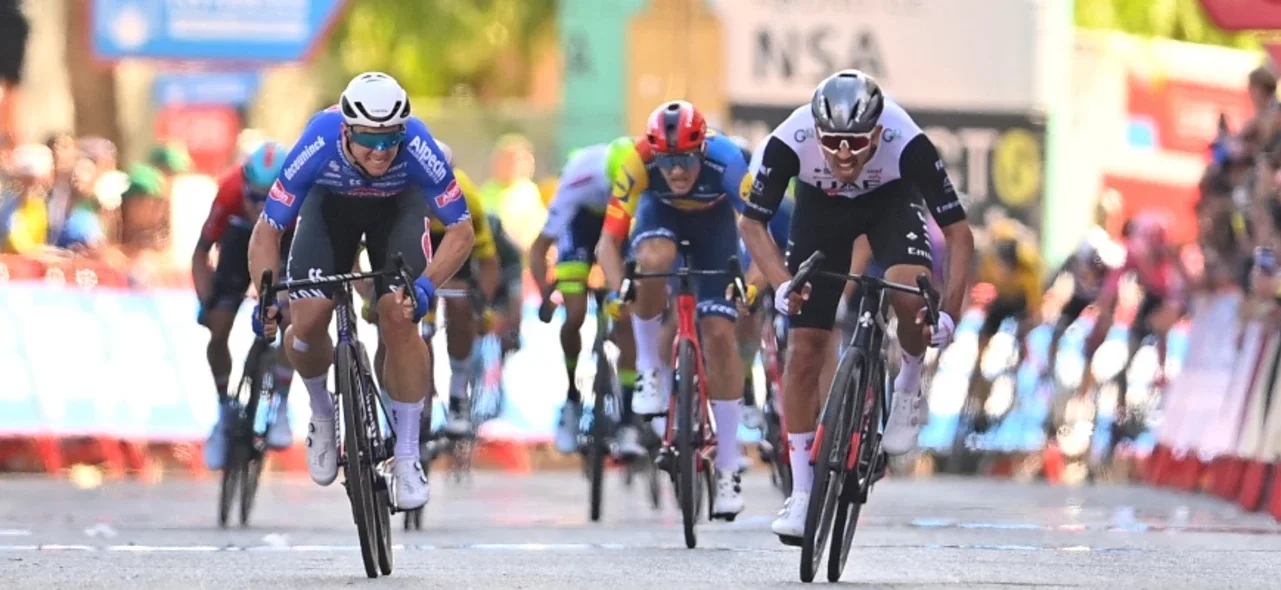 Sebastián Molano ganó la etapa 12 de la Vuelta a España / AFP
