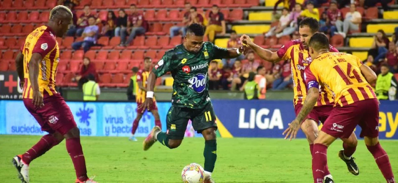 Tolima y Bucaramanga firmaron el empate en el Murillo Toro