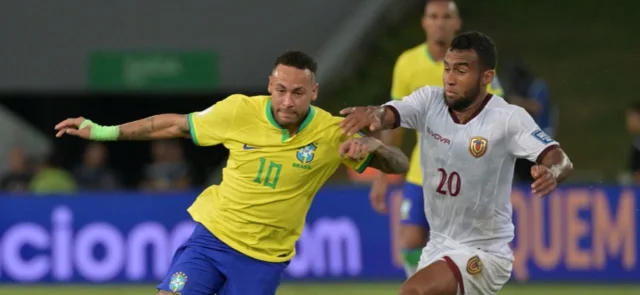 Brasil empató 1-1 con Venezuela. Foto: AFP