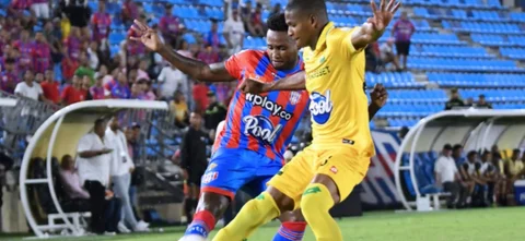 Triunfo de Bucaramanga sobre Unión Magdalena -VizzorImage / Miguel Vermeire
