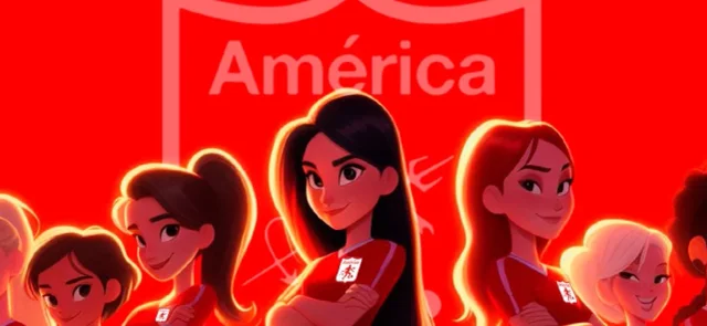 América de Cali en modo 'Cartoon'