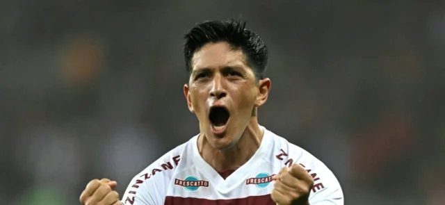 Germán Cano. Foto: AFP