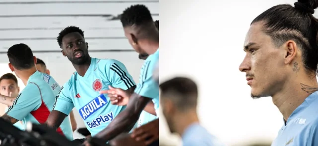 Colombia y Uruguay - Foto: @FCF @Uruguay