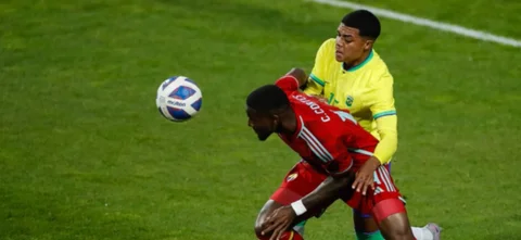 Colombia cayó ante Brasil. Foto: FCF