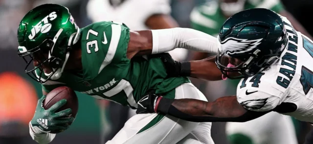 Jets terminó la buena racha de Eagles - AFP