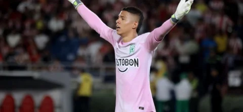 Kevin Mier se robó la atención de Boyacá vs. Nacional. / Foto: Vizzorimage.