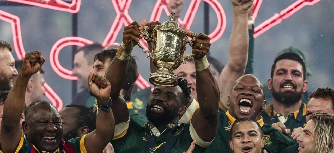 Sudáfrica es campeón del mundo. Foto: AFP