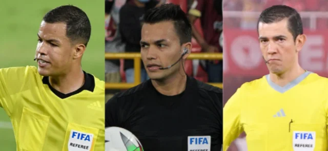 Alexander Ospina, Nicolás Gallo y Andrés Rojas, árbitros colombianos - VizzorImage