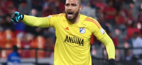 Álvaro Montero - Guardameta de Millonarios - VizzorImage / Daniel Gallo