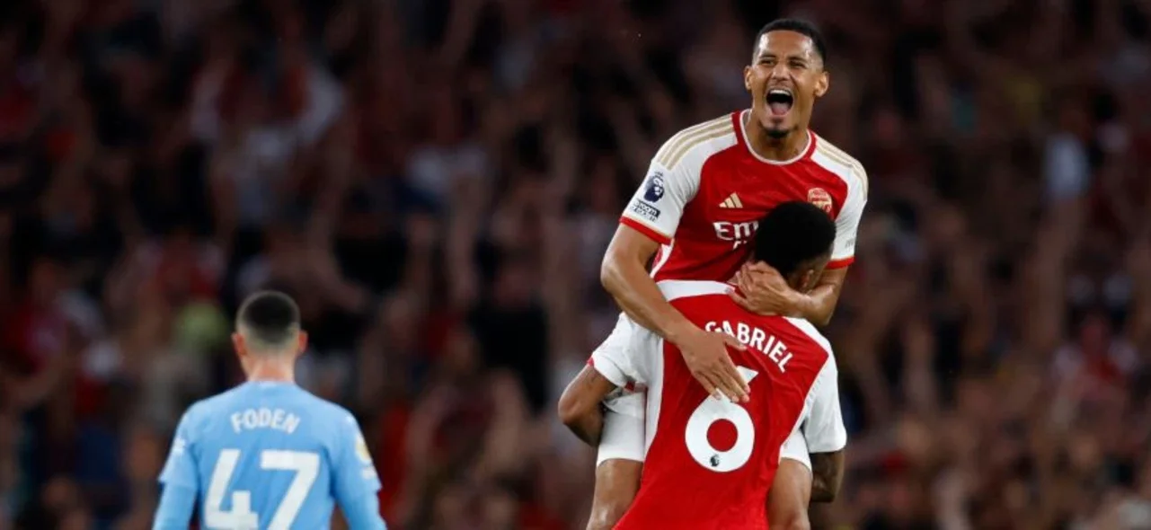 Arsenal sorprendió a City / AFP