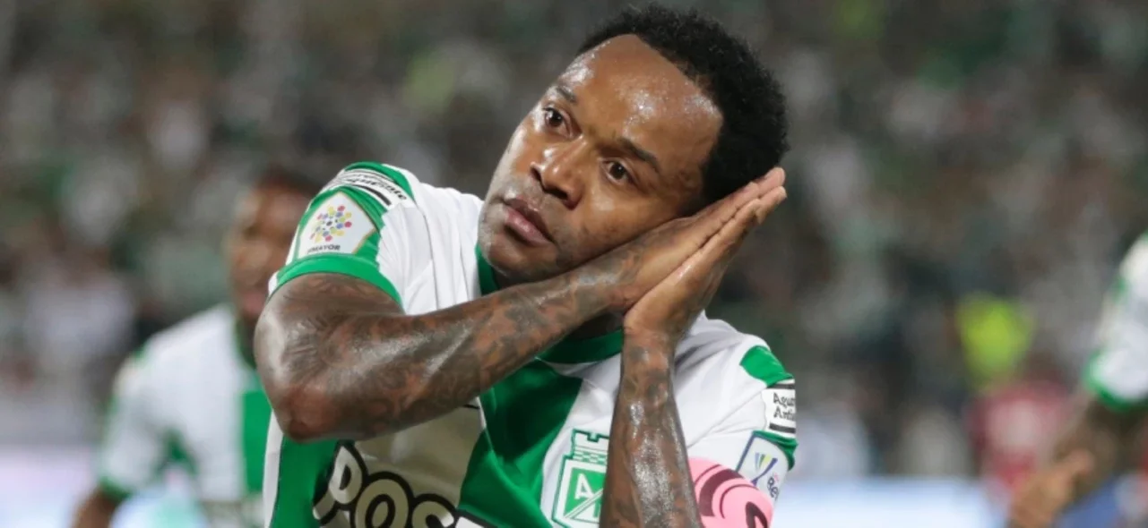 Pabón ha marcado 16 goles con Atlético Nacional en 2023 - VizzorImage / Donaldo Zuluaga Dorlan Pabón - Volante de Atlético Nacional - VizzorImage / Donaldo Zuluaga