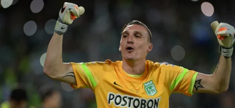 Franco Armani - Portero argentino con paso por Atlético Nacional - AFP