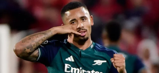 Gabriel Jesús - Delantero brasileño de Arsenal - AFP