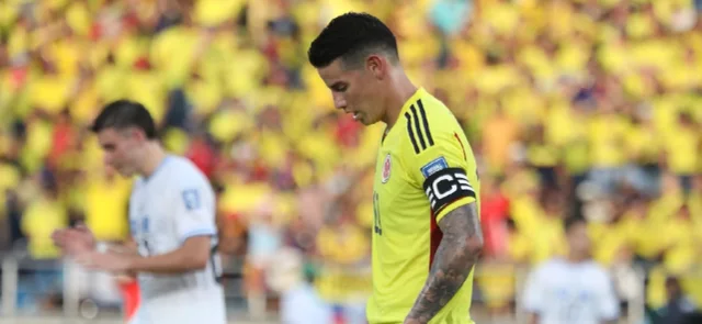 James Rodríguez: ¿Posible baja de Colombia ante Ecuador?. / Foto: Vizzorimage.