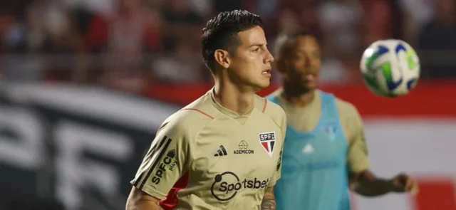 ¿Técnico de Sao Paulo, molesto con James? / Foto Sao Paulo