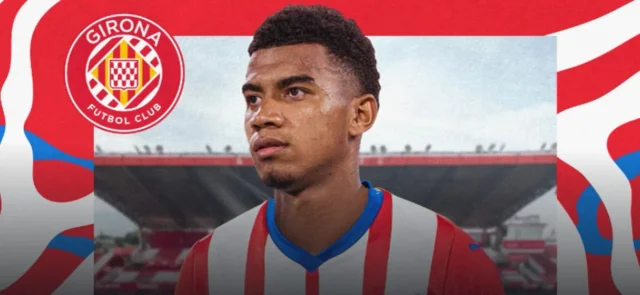 Jhon Solís - Volante colombiano de Girona de España - Foto de Girona FC