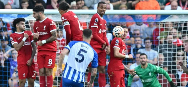 Luis Díaz, presente en el empate de Liverpool / AFP