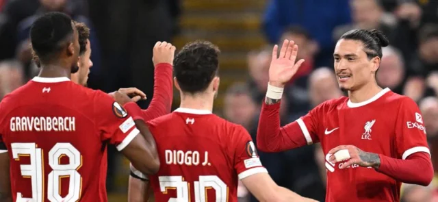 Liverpool, con puntaje perfecto en la Europa League / AFP