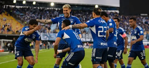 Millonarios se quedó con los puntos ante Santa Fe. / Foto: Vizzorimage.