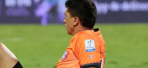 Ramiro Sánchez - Arquero de Unión Magdalena - VizzorImage / Donaldo Zuluaga