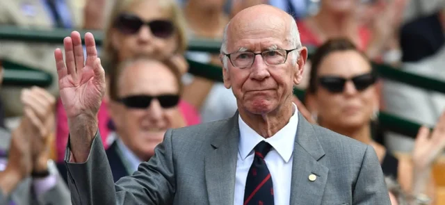 Sir Bobby Charlton - Histórico de Inglaterra y el Manchester United - AFP