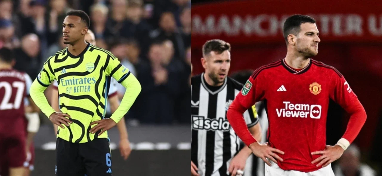 Arsenal y Manchester United, eliminados. Foto: AFP