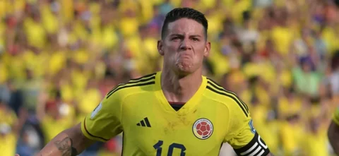 James Rodríguez. Foto: AFP