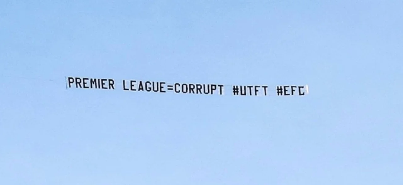 Mensaje sobre la Premier League - Foto - @StokeyyG2