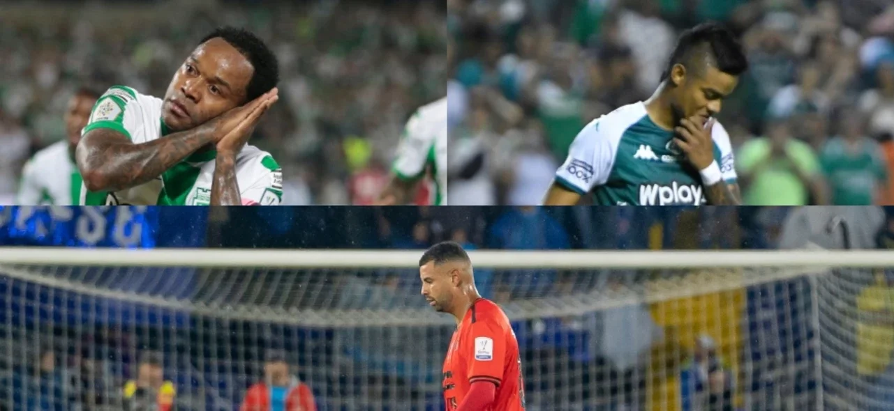 Dorlan Pabón, Luis Sandoval y Edwin Cardona. Fotos: Vizzorimage