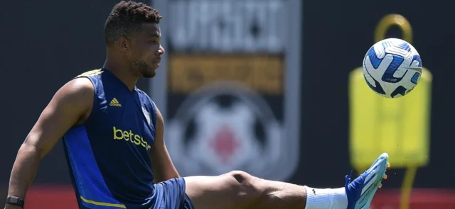 El noble gesto de Fabra previo a la final de Libertadores. / Foto: AFP.