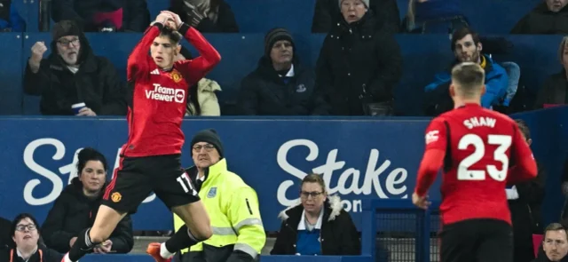 Alejandro Garnacho. Foto: AFP