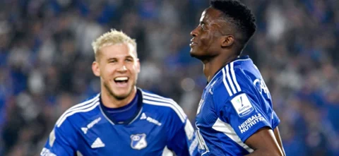 Juan Pablo Vargas y Jader Valencia - Foto: VizzorImage/ Samuel Norato /