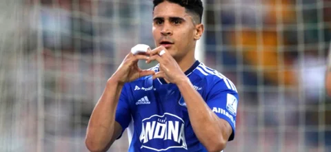 Daniel Cataño volvió al gol después de un tiempo fuera de las canchas - VizzorImage /Jaime Jaramillo