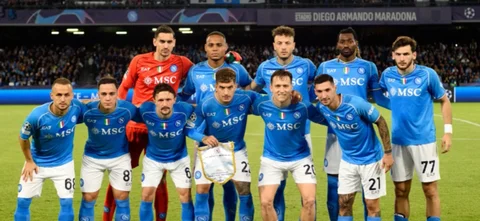 Napoli empató con Unión Berlín en Champions. / Foto: AFP.