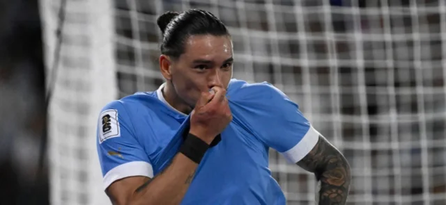 Darwin Núñez. Foto: AFP